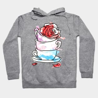 Teacup and Roses Hoodie